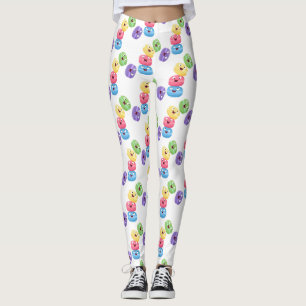 Cute grappige cartoon illustratie leggings