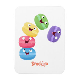 Cute grappige cartoon illustratie magneet