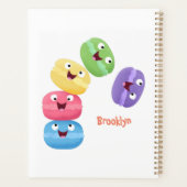 Cute grappige cartoon illustratie planner (Achterkant)