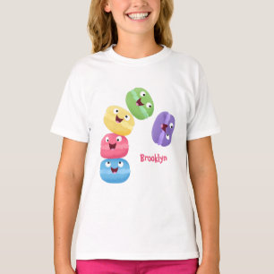 Cute grappige cartoon illustratie t-shirt