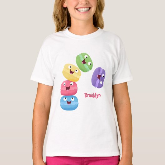 Cute grappige cartoon illustratie t-shirt (Voorkant)