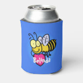 Cute, grappige cartoon koelbox blikjeskoeler (Blikje Achterkant)