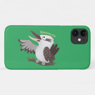 Cute grappige cartoon kookaburra iPhone 11 hoesje
