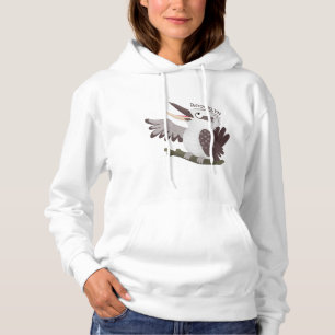 Cute grappige cartoon kookaburra hoodie