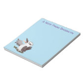 Cute grappige cartoon kookaburra notitieblok (Gedraaid)