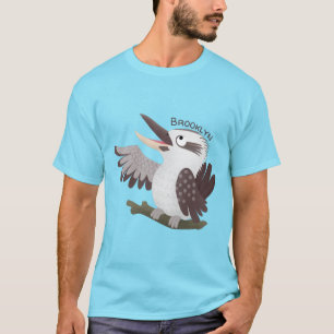 Cute grappige cartoon kookaburra t-shirt