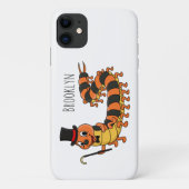 Cute grappige centipede cartoon illustratie Case-Mate iPhone case (Achterkant)
