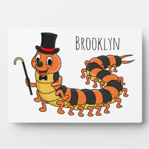 Cute grappige centipede cartoon illustratie fotoplaat