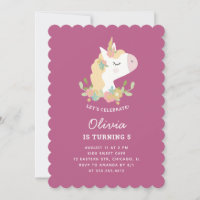Cute grappige eenhoorn. verjaardagsfeest voor baby
