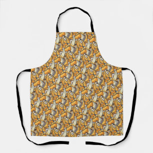 Cute grappige Gele Banana Pattern Gift Cute Summer Schort
