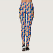 Cute grappige hotdog Weiner cartoon Leggings (Achterkant)