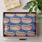 Cute grappige hotdog Weiner cartoon Tissuepapier (Geschenk)