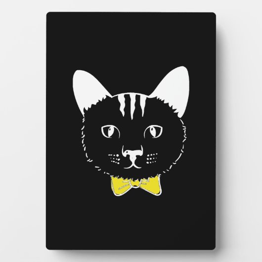 Cute grappige kat fotoplaat (voorkant)