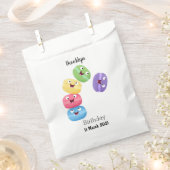 Cute grappige macarons cartoon illustratie bedankzakje (Geknipt)