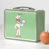 Cute grappige tijgerkok cartoon illustratie (In situ)