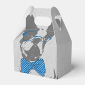 Cute grappige trendy  beest Franse bulldog Bedankdoosjes (Achterkant)