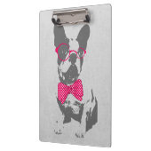 Cute grappige trendy  beest Franse bulldog Klembord (Links)