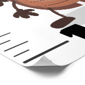 Cute grappigs cartoon growth chart poster (Hoek)