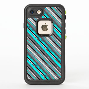 Cute gray aqua aztec patronen