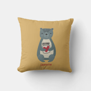 Cute Gray Beer Kussen