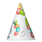 Cute Gray Kawaii Hamster Feesthoedjes (Rechts)