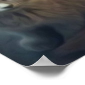 Cute Gray Kitten Poster (Hoek)