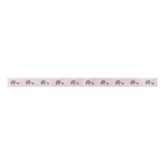 Cute gray safari baby shower gift lint (Voorkant)