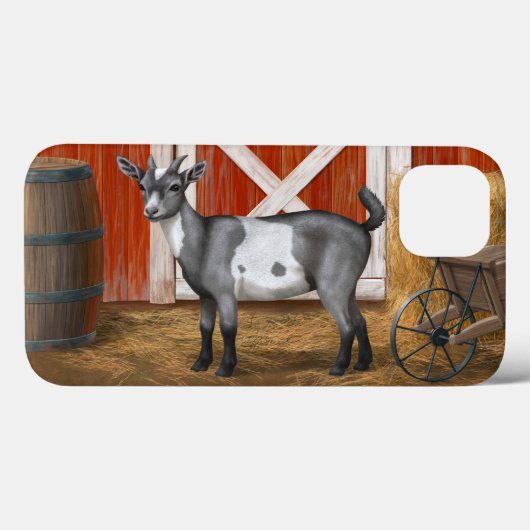 Cute Gray Spotted Goat Case-Mate iPhone Case (Achterkant (horizontaal))
