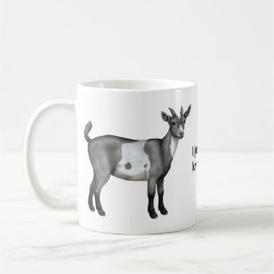 Cute Gray Spotted Goat Koffiemok