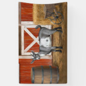 Cute Gray Spotted Goat Spandoek (Verticaal)