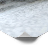 Cute Gray Tabby Cat met kerstPet Xmas Poster (Hoek)