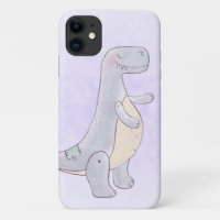Cute Gray Tyrannosaurus Rex Dinosaur Speelgoed