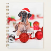 Cute Great Dane Dog-kerstkerstkerstkerstkerstkerst Planner (Voorkant)