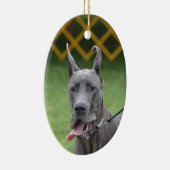 Cute Great Dane Keramisch Ornament (Rechts)