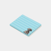 Cute Great Dane Puppy Post-it® Notes (Schuin)