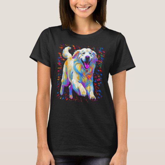 Cute Great Pyrenees Dog T-shirt (Voorkant)