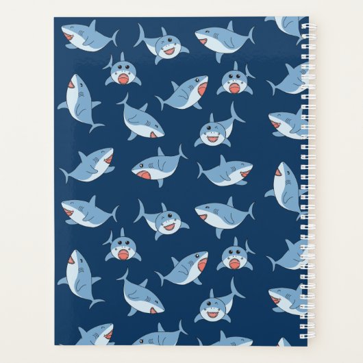 Cute Great White Sharks Motif Océan (Dos)