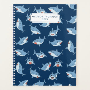 Cute Great White Sharks Motif Océan