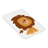 Cute Greedy Cartoon Lion Flexible Magnet Magneet (Rechterzijde)