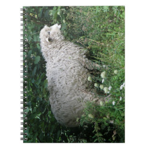 Cute Greedy Sheep Eating Notitieboek