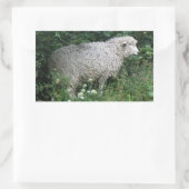 Cute Greedy Sheep Eating Sticker (Tas)