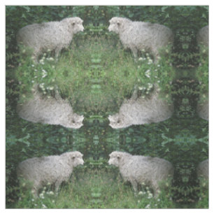 Cute Greedy Sheep Manger tissu animal à motifs