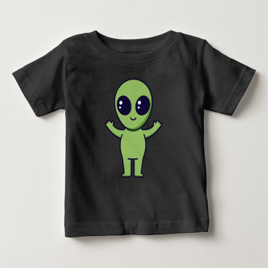 “Cute Green Alien (Voorkant)