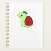 Cute green blushing strawberry turtle Classic T-Sh (Devant)