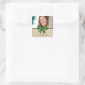 Cute Green Bow Afstuderen Stickers (Tas)
