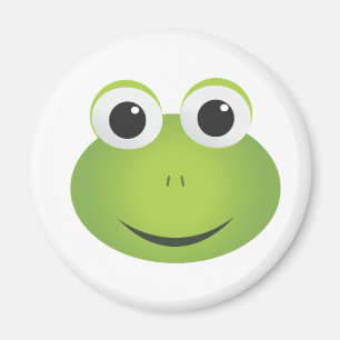 Cute Green Cartoon Frog Magnet Magneet