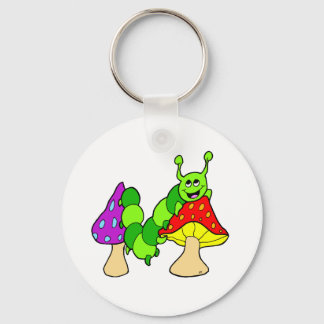 Cute Green Caterstyle Sleutelhanger