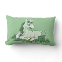Cute Green Clover Unicorn