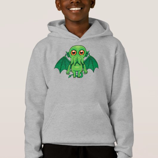 Cute Green Cthulhu Monster (Voorkant)