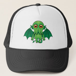 Cute Green Cthulhu Monster Trucker Pet